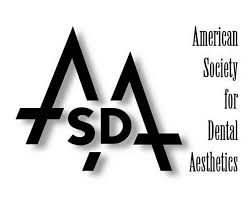 Logo of the American Society for Dental Aesthetics (ASDA), emphasizing aesthetic dentistry and professional standards relevant to Dr. Oliver's practice at Evolve Dental Care.